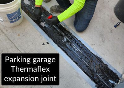 Parking garage Thermaflex expansion joint