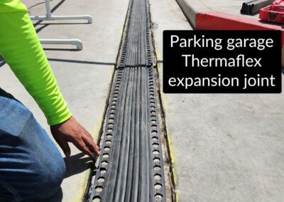 Parking garage Thermaflex expansion joint