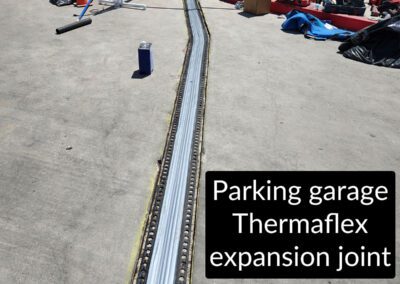 Parking garage Thermaflex expansion joint